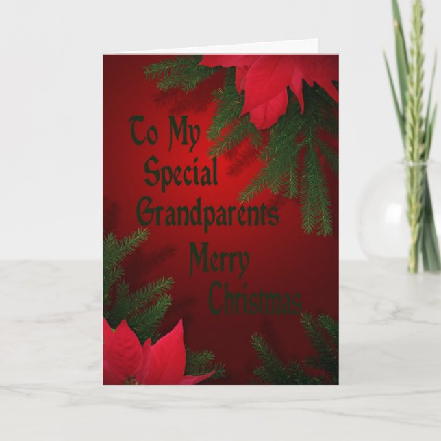 Christmas Card For Grandparents (Front)