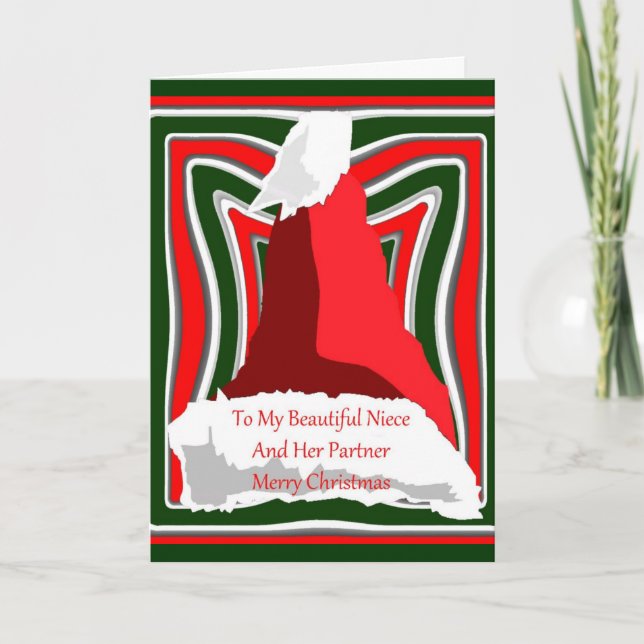 Christmas Card For Niece And Her Partner (Front)