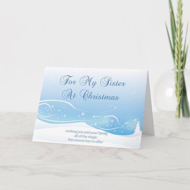 Christmas Card for Sister (Front)