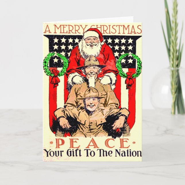 Christmas Card for someone in the Military (Front)