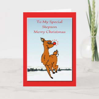 Christmas Card For Stepson