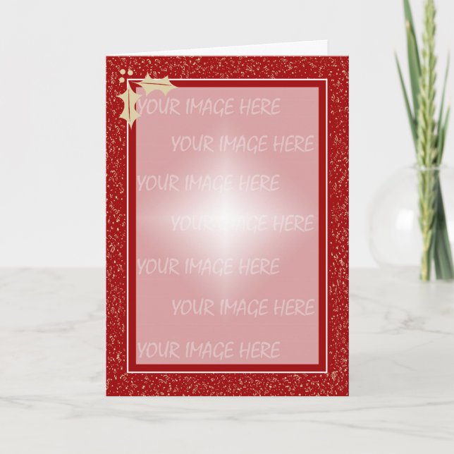 Christmas Card Frame Template Ve... (Front)
