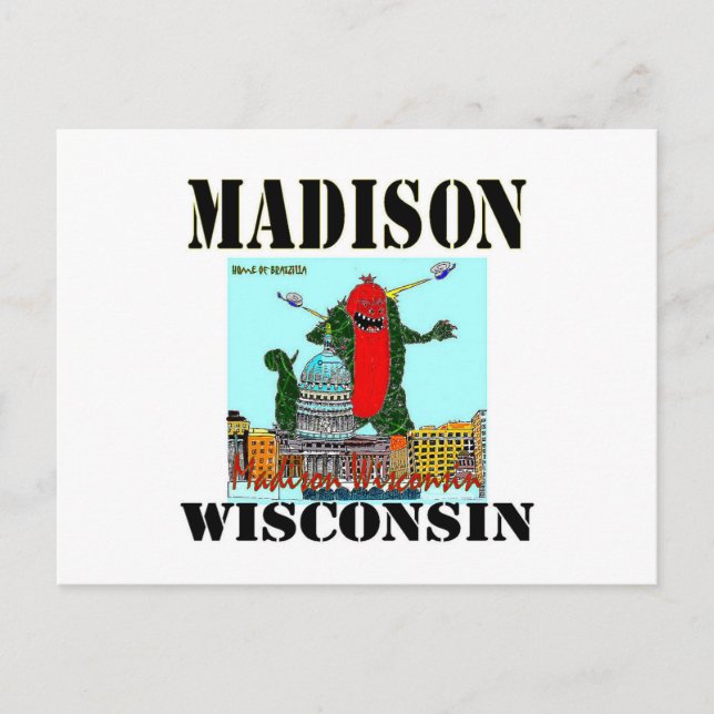Christmas Card from Madison Wisconsin (Front)
