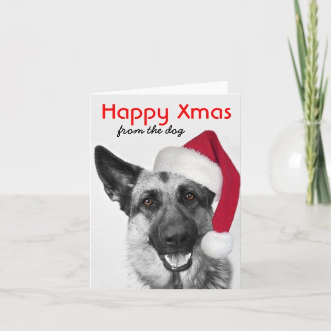 Christmas Card German Shepherd (Front)