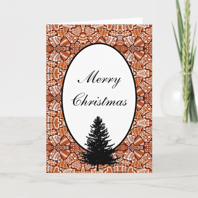 Christmas Card Gingerbread Cookies/Tree (Front)