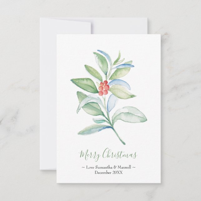 Christmas Card, Holiday Card (Front)