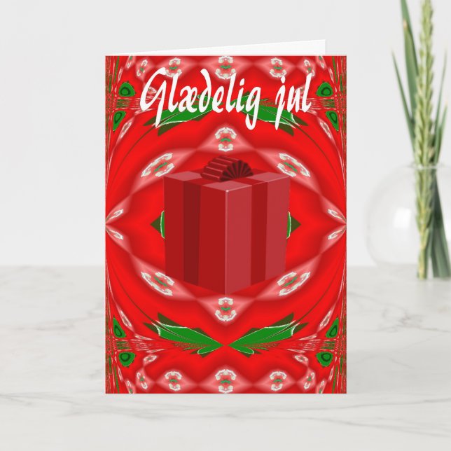 Christmas Card In Danish (Front)