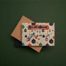 Christmas Card: It's all about Jesus