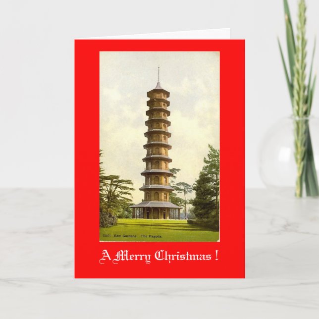 Christmas Card, Kew Gardens Holiday Card (Front)