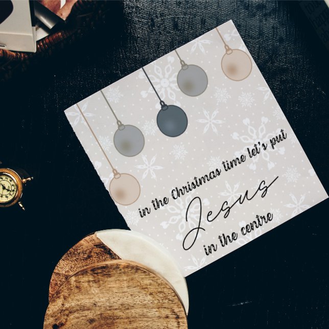 Christmas Card:  Let's put Jesus in the centre Hol Holiday Card (Creator Uploaded)