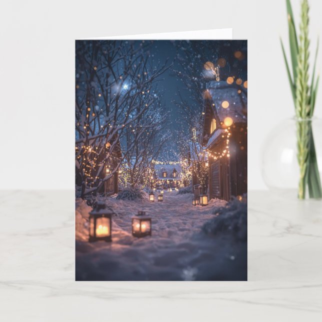 Christmas Card - Light, Bright and White (Front)