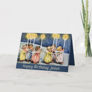 Christmas Card - Little Angels with Candles