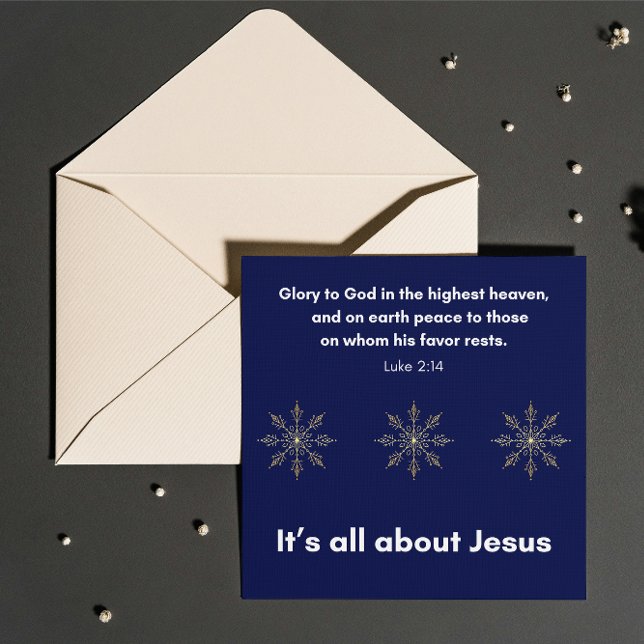 Christmas Card: Luke 2:14, Bible Verse Card (Creator Uploaded)