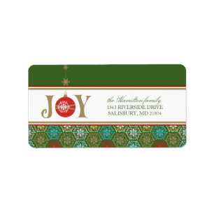 Christmas Card Mailing Address Labels