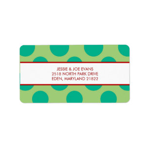 Christmas Card Mailing Address Labels