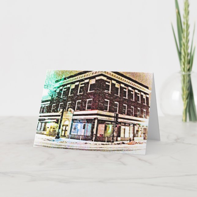 Christmas Card Main Street (blank) (Front)