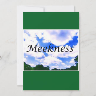 christmas card---meekness holiday card