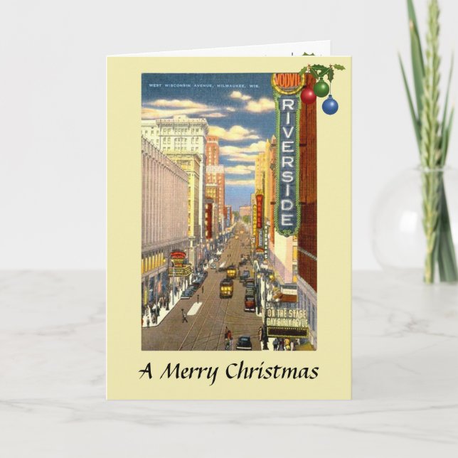 Christmas Card - Milwaukee, Wisconsin, USA (Front)
