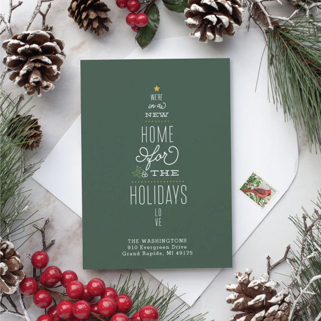 Christmas Card Moving Announcement New  Address (Creator Uploaded)