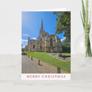 Christmas card Norwich Cathedral view