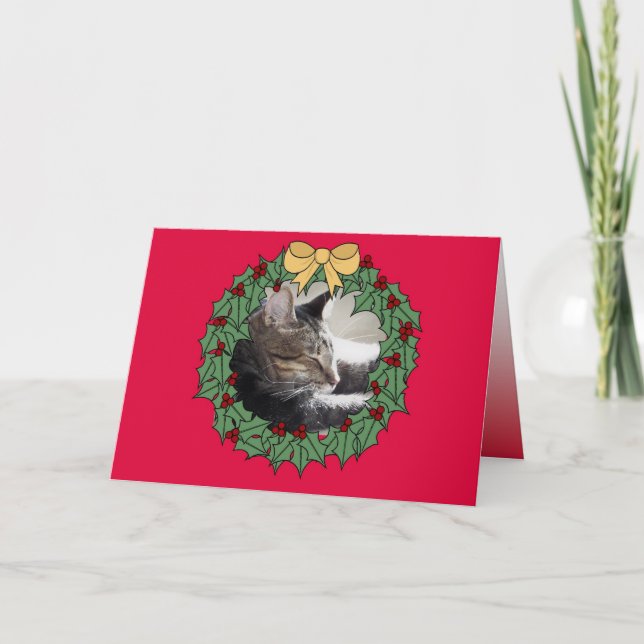 Christmas card - Not a creature was stirring (Front)