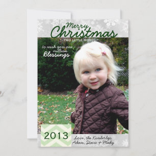 Christmas Card - One million Blessings