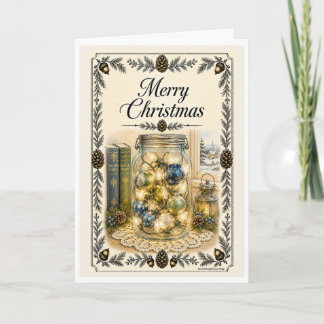 Christmas Card - Ornament Jar