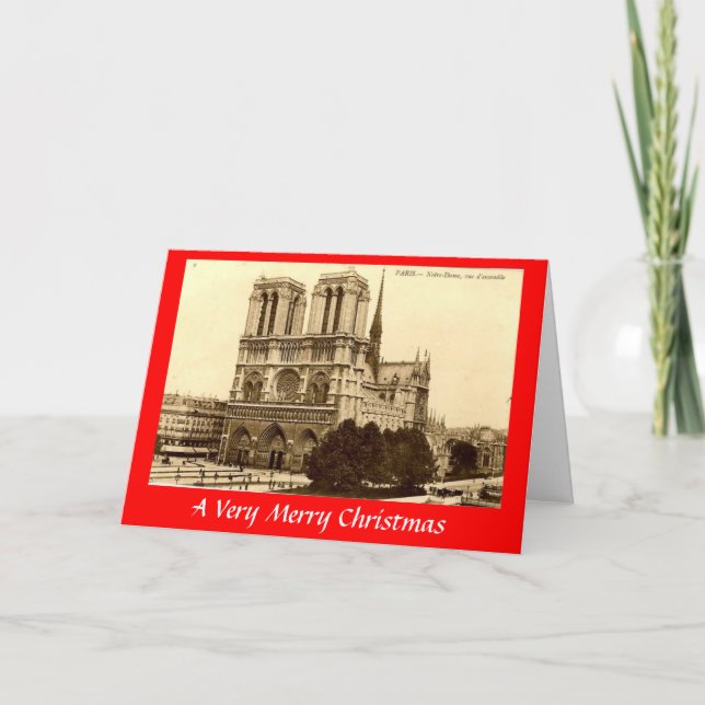 Christmas Card - Paris, Notre-Dame (Front)