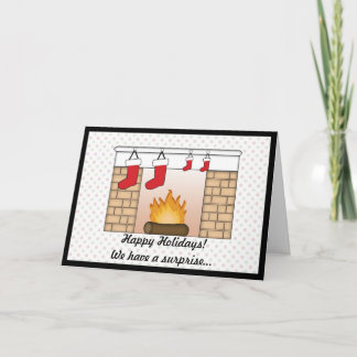 Christmas Card Pregnancy Announcement Twins!!