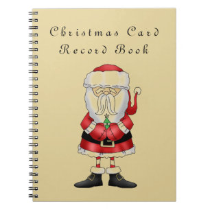Christmas Card Record Book