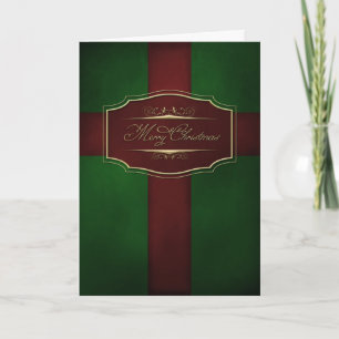 Christmas Card Red and Green