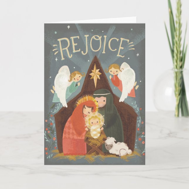 Christmas Card - Rejoice (Front)