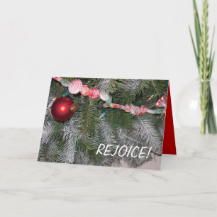 Christmas Card/Rejoice Holiday Card