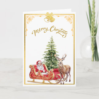 Christmas Card "Santa is coming"