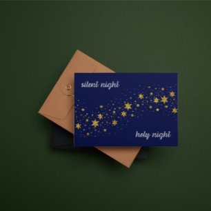 Christmas Card: Silent night, holy night Card