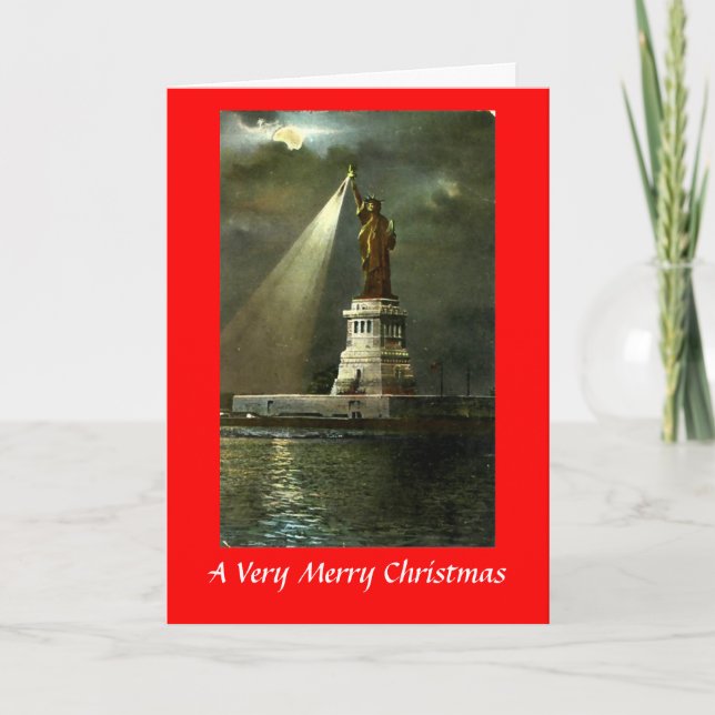Christmas Card - Statue of LibertyCard (Front)