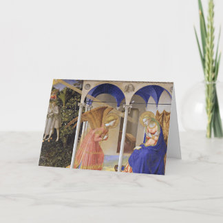 Christmas Card: The Annunciation by Fra Angelico Holiday Card