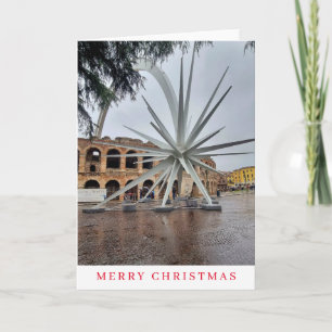 Christmas card Verona star view