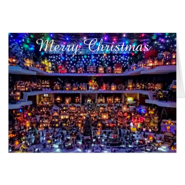 Christmas Card - Village Scene (Front Horizontal)