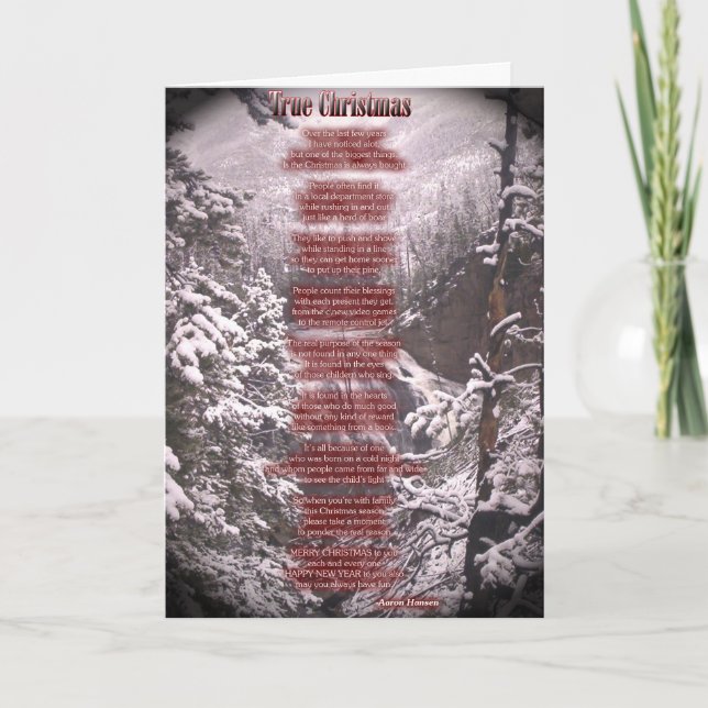 Christmas Card w/ Poem (Front)