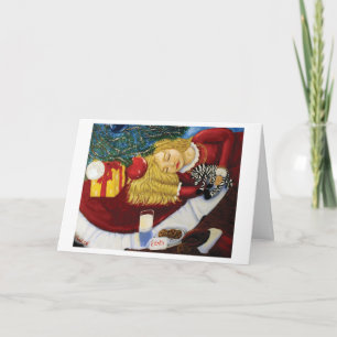 Christmas Card -Waiting For Santa