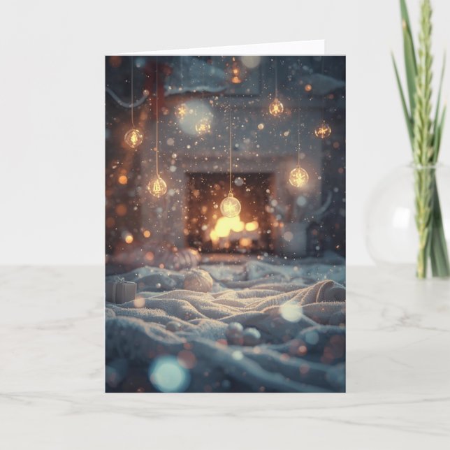 Christmas Card - Warmth, Comfort & Joy (Front)