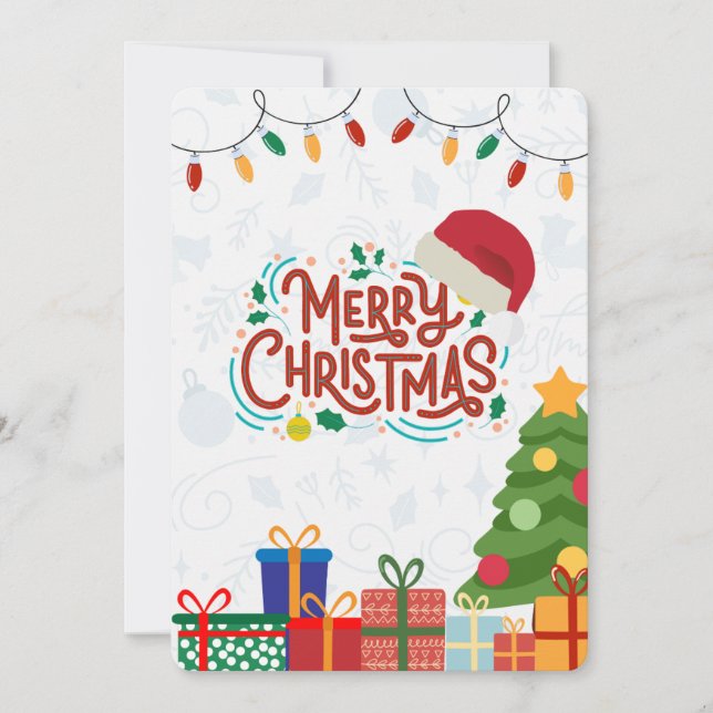 Christmas Card White Double Sided (Front)