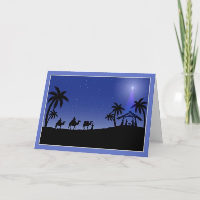 Christmas Card Wise Men Scene (Front)