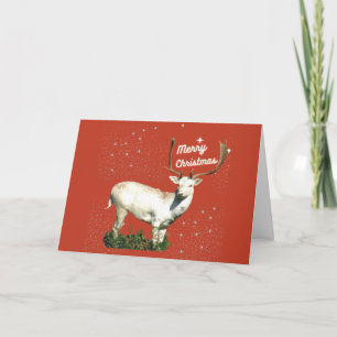 Christmas Card with a deer