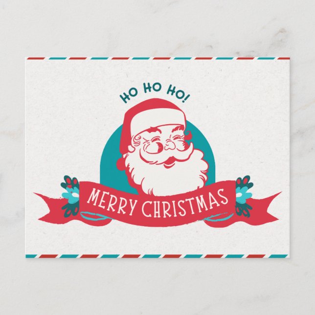 Christmas Card with Santa Claus: Share the Magic o (Front)