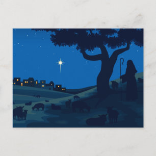 Christmas Card with Shepherd
