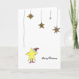 Christmas card with star