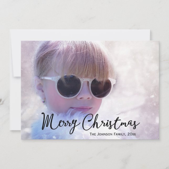 Christmas Card With Your Photo (Front)