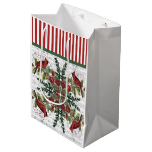 Christmas Cardinal gift bags
